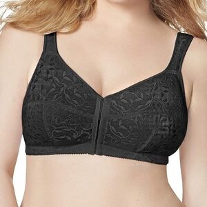 Just My Size Women's Easy On Front Close Wirefree Bra NWOT Size 42D